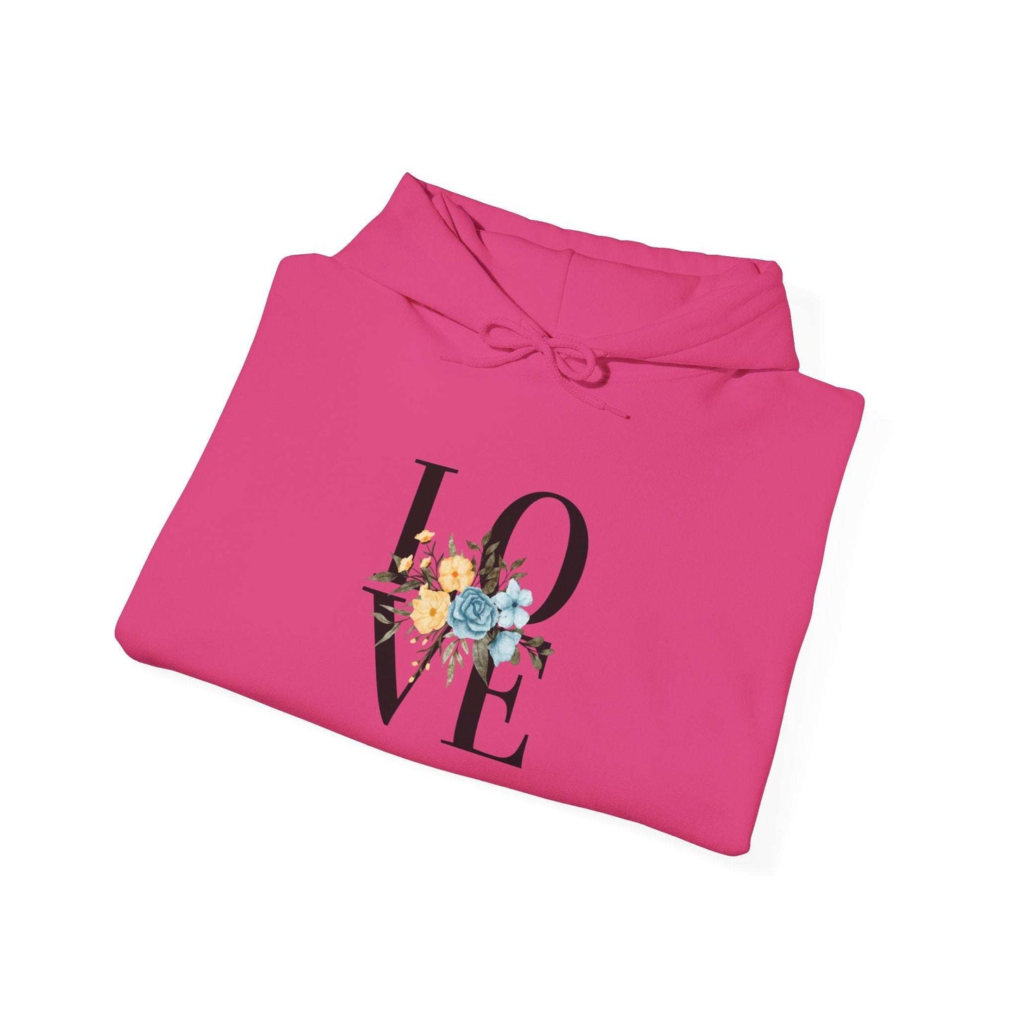 Floral Love Hooded Sweatshirt