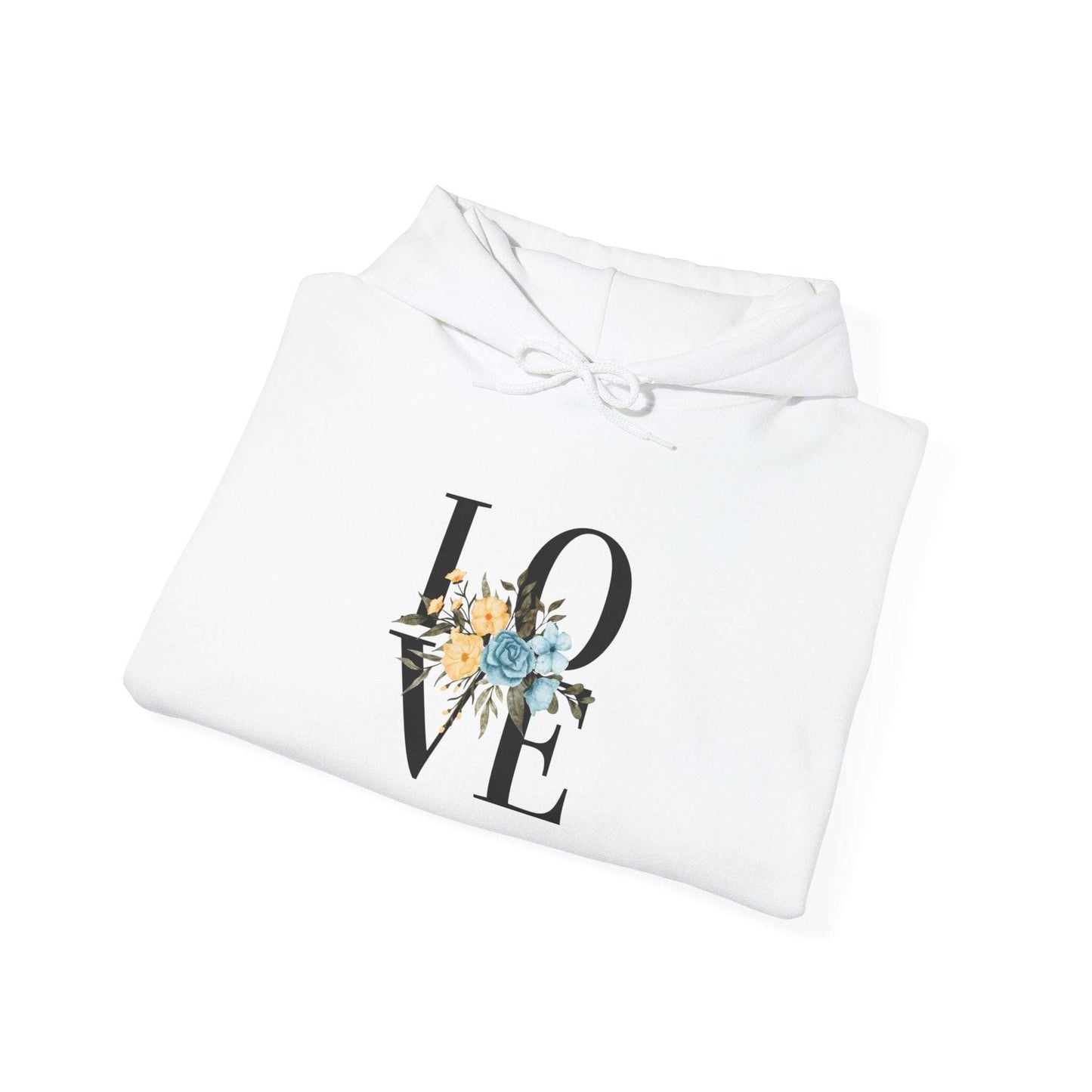 Floral Love Hooded Sweatshirt