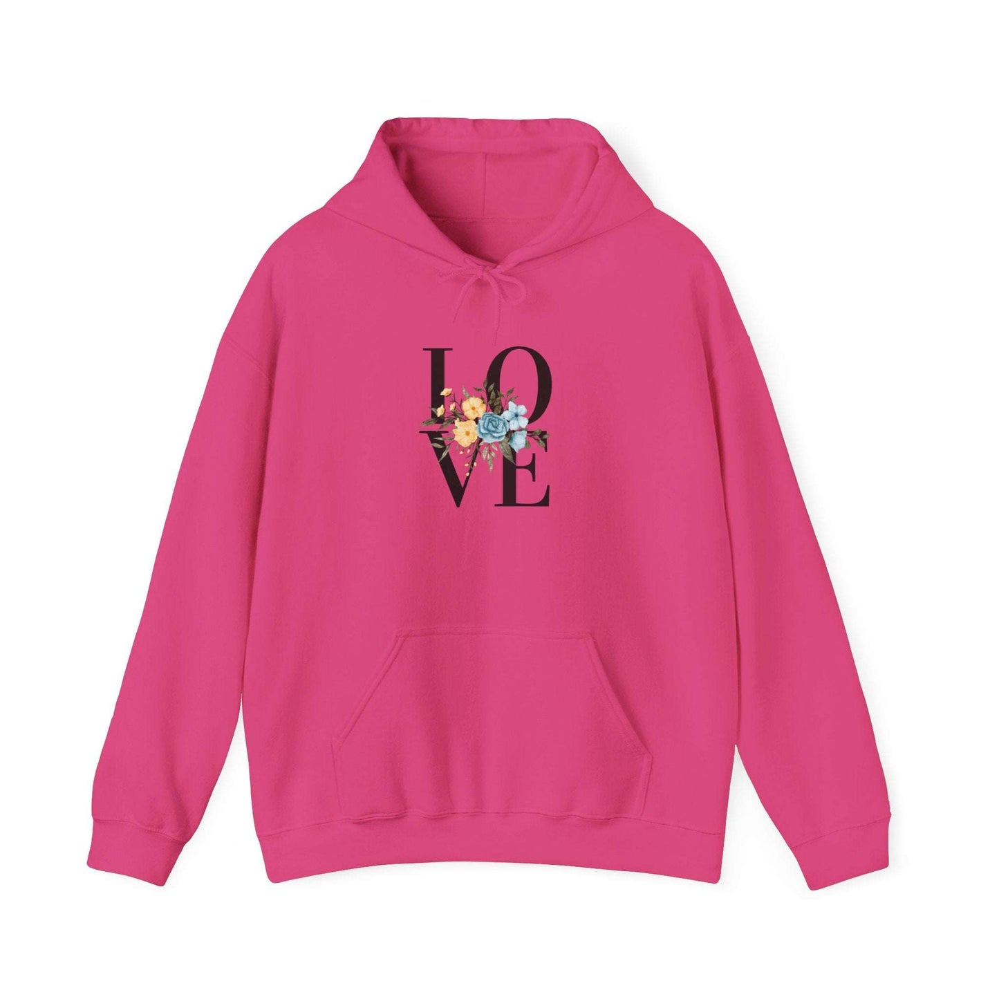 Floral Love Hooded Sweatshirt