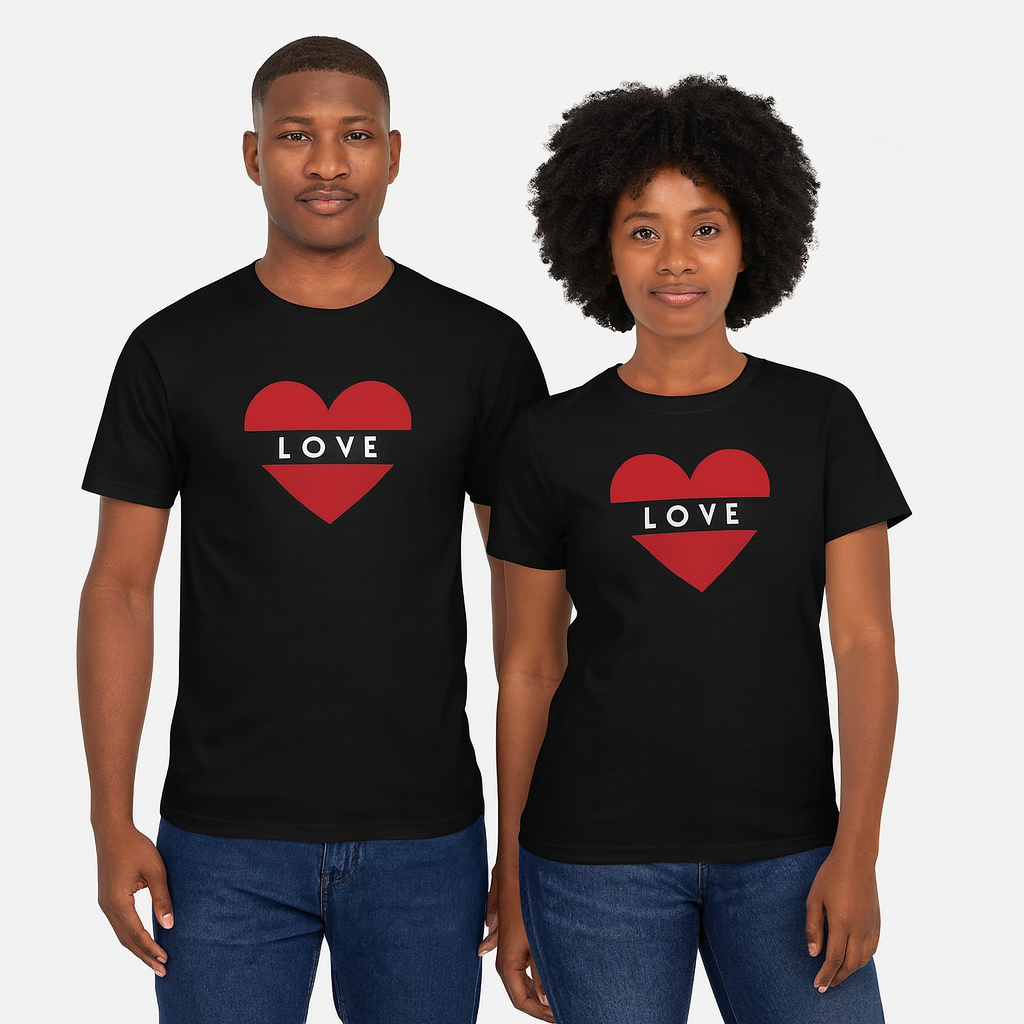 Love Heart Graphic T-Shirt