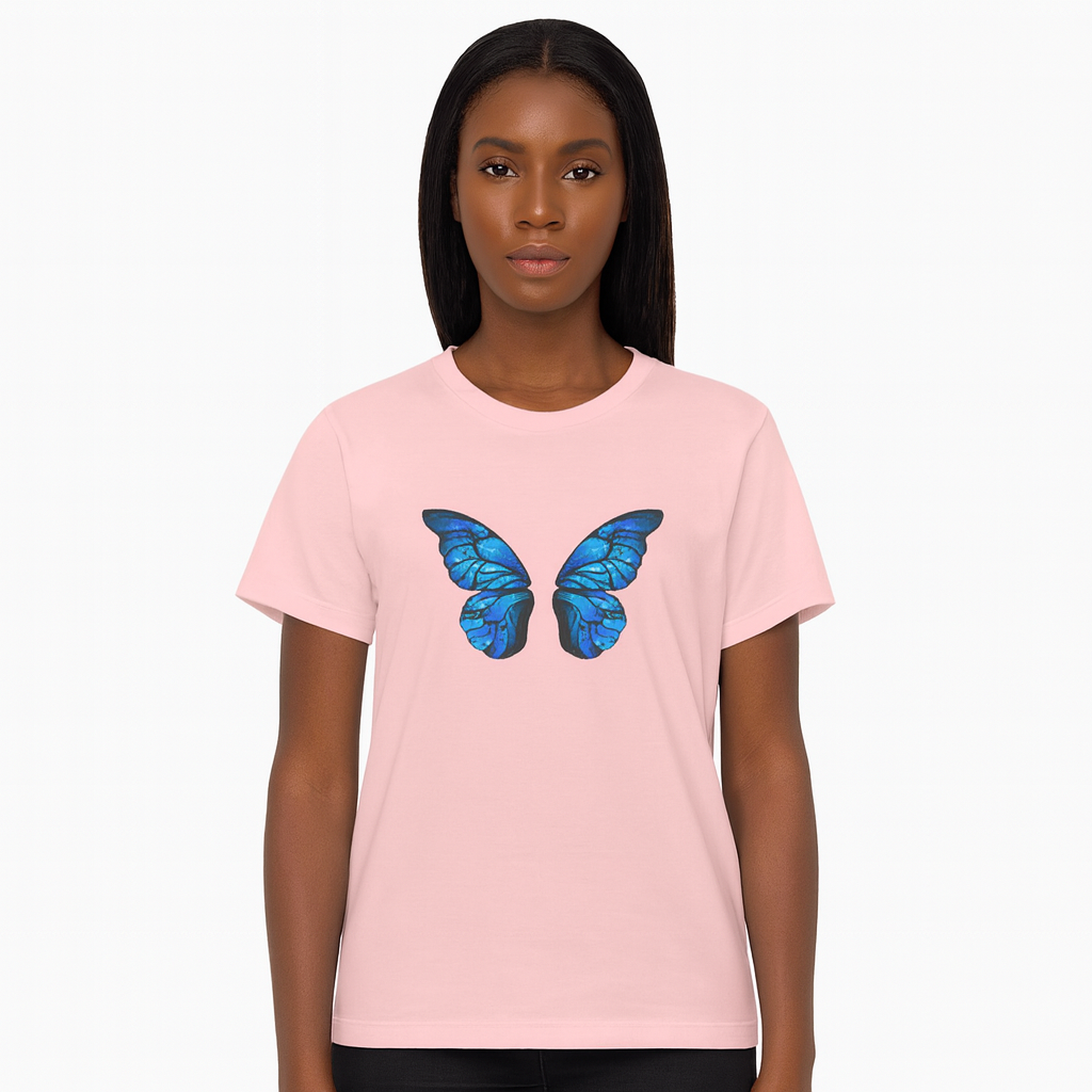 Blue Butterfly Wings T-Shirt