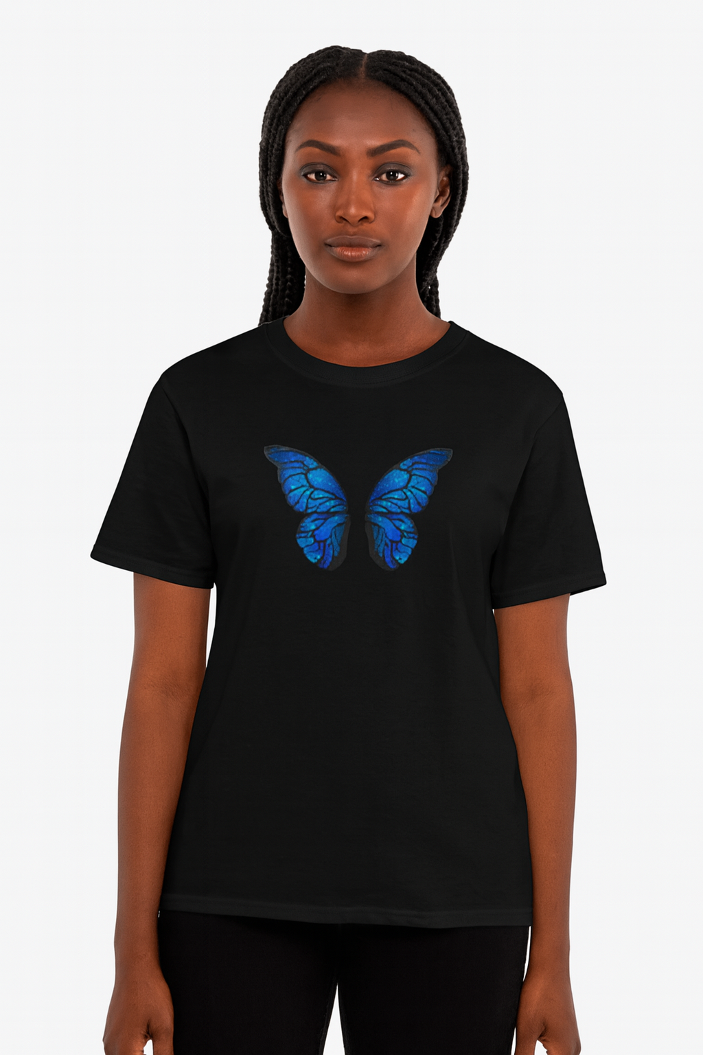 Blue Butterfly Wings T-Shirt