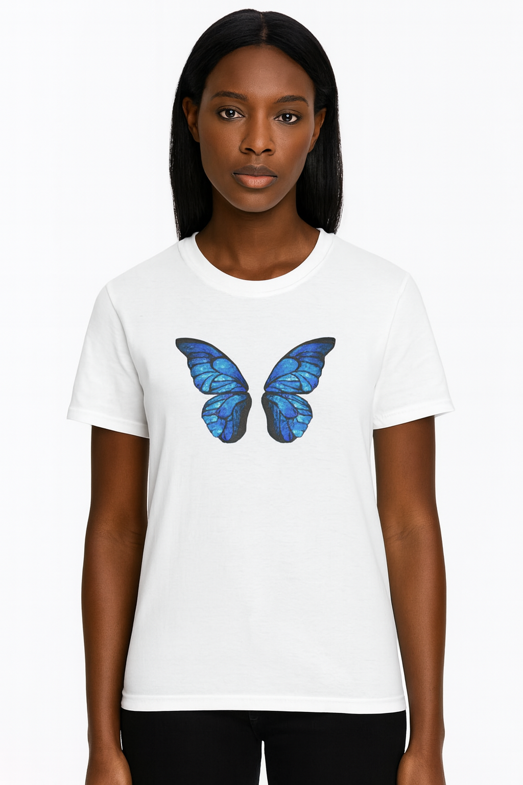 Blue Butterfly Wings T-Shirt