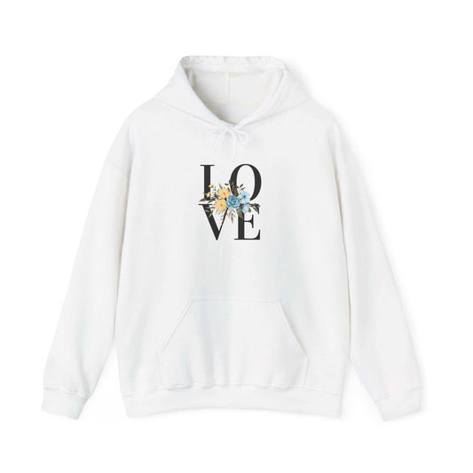 Floral Love Hooded Sweatshirt