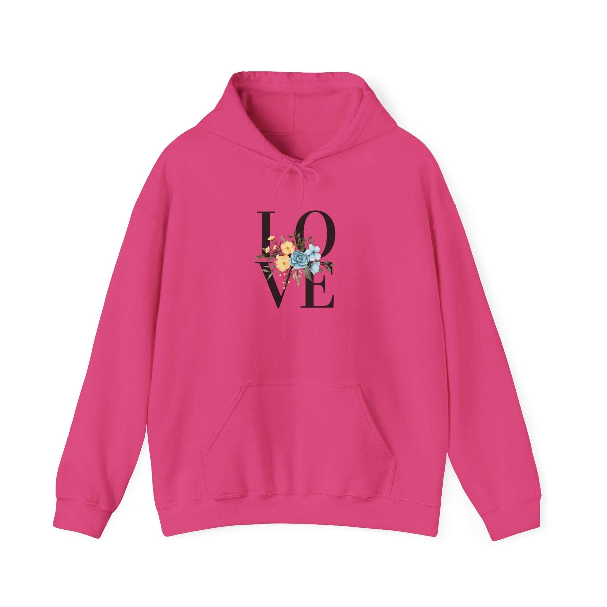 Floral Love Hooded Sweatshirt