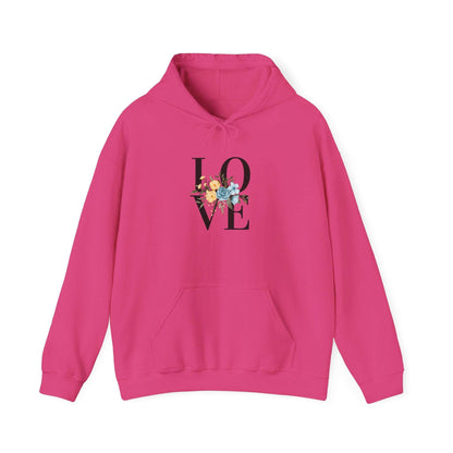 Floral Love Hooded Sweatshirt